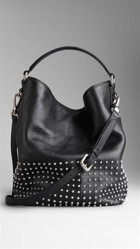 burberry studded hobo bag|Burberry adjustable shoulder bags.